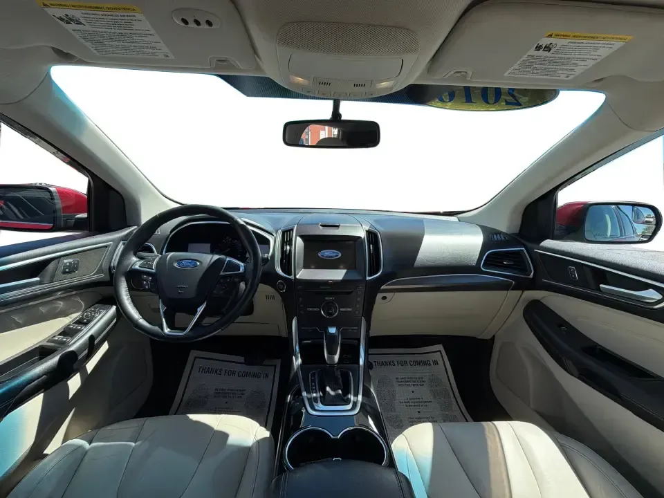 2016 Ford Edge Titanium (2FMPK3K93GB) with an 2.0L L4 DOHC 16V engine, 6A transmission, located at 880 E. National Road, Vandalia, OH, 45377, (937) 908-9800, 39.891918, -84.183594 - Picture your next road trip weekend: a comfortable SUV that can handle the daily school run, the long commute up I75, and a quick escape to the National Museum of the U.S. Air Force-without feeling like you're roughing it. This 2016 Ford Edge Titanium is built for real life in Vandalia, OH: roomy, c - Photo#21