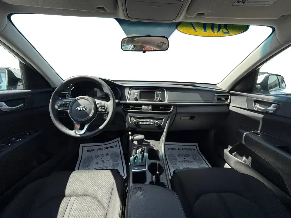 2017 Kia Optima LX (5XXGT4L35HG) with an 2.4L L4 DOHC 16V engine, 6A transmission, located at 8750 N County Rd 25A, Piqua, OH, 45356, (937) 908-9800, 40.164391, -84.232513 - Set up for real life in West Central Ohio-whether you're commuting daily on I-75, running kids to activities around Piqua and Troy, or planning a comfortable weekend drive to the Miami County Fairgrounds-this 2017 Kia Optima LX is the kind of sedan that makes everyday miles feel easier and more enjo - Photo#19