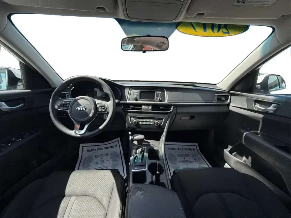 2017 Kia Optima LX (5XXGT4L35HG) with an 2.4L L4 DOHC 16V engine, 6A transmission, located at 8750 N County Rd 25A, Piqua, OH, 45356, (937) 908-9800, 40.164391, -84.232513 - Set up for real life in West Central Ohio-whether you're commuting daily on I-75, running kids to activities around Piqua and Troy, or planning a comfortable weekend drive to the Miami County Fairgrounds-this 2017 Kia Optima LX is the kind of sedan that makes everyday miles feel easier and more enjo - Photo#20