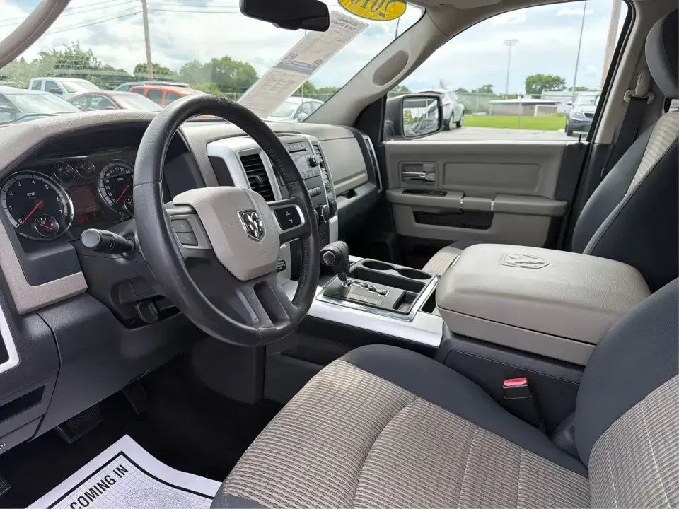 2010 Dodge Ram 1500 Laramie Crew Cab 4WD (1D7RV1CT3AS) with an 5.7L V8 OHV 16V engine, 5-Speed Automatic transmission, located at 8750 N County Rd 25A, Piqua, OH, 45356, (937) 908-9800, 40.164391, -84.232513 - Whether you're hauling weekend project supplies, towing a camper for a road trip, or just want a confident daily driver for Ohio winters, this 2010 Dodge Ram 1500 Laramie Crew Cab 4WD fits a work-hard/play-hard lifestyle. With room for up to six passengers and the kind of V8 strength truck owners ap - Photo#9