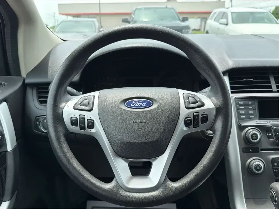 2014 Ford Edge SE FWD (2FMDK3GC0EB) with an 3.5L V6 DOHC 24V engine, 6-Speed Automatic transmission, located at 880 E. National Road, Vandalia, OH, 45377, (937) 908-9800, 39.891918, -84.183594 - Need an SUV that fits real life in the Miami Valley-school drop-offs, a steady commute, and weekend errands-without feeling bulky or hard to park? This 2014 Ford Edge SE FWD is a smart, comfortable choice for everyday drivers who want roomy seating for five, useful tech, and confident road manners f - Photo#16