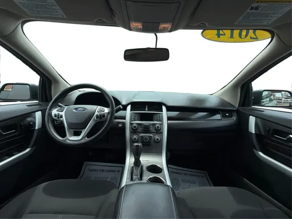 2014 Ford Edge SE FWD (2FMDK3GC0EB) with an 3.5L V6 DOHC 24V engine, 6-Speed Automatic transmission, located at 880 E. National Road, Vandalia, OH, 45377, (937) 908-9800, 39.891918, -84.183594 - Need an SUV that fits real life in the Miami Valley-school drop-offs, a steady commute, and weekend errands-without feeling bulky or hard to park? This 2014 Ford Edge SE FWD is a smart, comfortable choice for everyday drivers who want roomy seating for five, useful tech, and confident road manners f - Photo#21