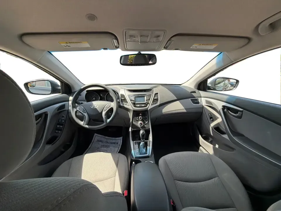 2016 Hyundai Elantra Limited (5NPDH4AE8GH) with an 1.8L L4 DOHC 16V engine, 6-Speed Automatic transmission, located at 4508 South Dixie Dr, Moraine, OH, 45439, (937) 908-9800, 39.689976, -84.218452 - Picture an easy weekday routine: a comfortable, fuel-sipping sedan for the commute down South Dixie Drive, quick school drop-offs, and a smooth Friday escape to Carillon Historical Park or a Dayton Dragons game. This **2016 Hyundai Elantra Limited** in **Phantom Black** is the kind of practical, pol - Photo#21