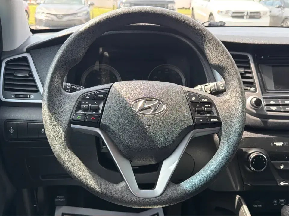 2016 Hyundai Tucson SE w/Preferred Package AWD (KM8J3CA41GU) with an 2.0L L4 DOHC 16V engine, 6A transmission, located at 401 Woodman Dr, Riverside, OH, 45431, (937) 908-9800, 39.760899, -84.123421 - Need an SUV that can handle Dayton-area commutes, rainy school drop-offs, and spontaneous weekend getaways without feeling oversized? This 2016 Hyundai Tucson SE w/Preferred Package AWD in eye-catching Caribbean Blue is built for real life-comfortable for daily drives, confident when the weather tur - Photo#16
