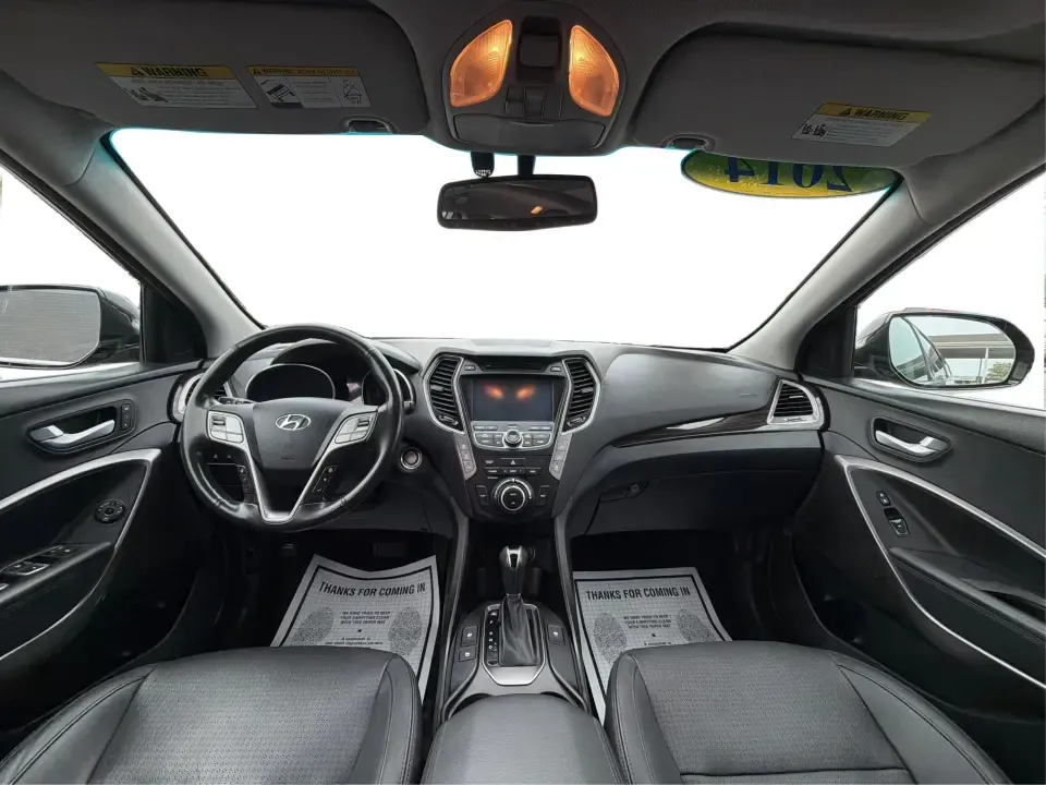 2014 Hyundai Santa Fe Limited AWD (KM8SRDHF4EU) with an 3.3L V6 DOHC 24V engine, 6-Speed Automatic transmission, located at 1230 East Main St, Xenia, OH, 45385, (937) 908-9800, 39.688026, -83.910172 - Picture your next weekend: loading up the family for a day at John Bryan State Park, heading out for youth sports in Beavercreek, or cruising I35 and US68 for an easy commute to Dayton. This 2014 Hyundai Santa Fe Limited AWD is built for real life in and around Xenia-roomy enough for growing familie - Photo#20