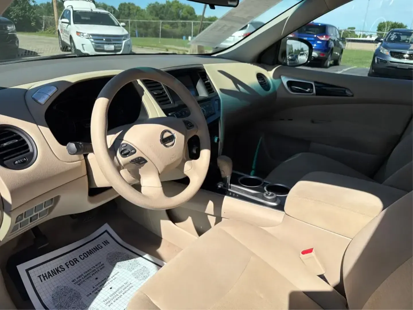 2014 Nissan Pathfinder S 4WD (5N1AR2MM0EC) with an 3.5L V6 DOHC 24V engine, Continuously Variable Transmission transmission, located at 880 E. National Road, Vandalia, OH, 45377, (937) 908-9800, 39.891918, -84.183594 - Ready for family carpools, long commutes up I-75, and weekend getaways to Taylorsville MetroPark, this 2014 Nissan Pathfinder S 4WD is the kind of 3-row SUV that fits real life in Vandalia, OH. With seating for up to 7 passengers, confident four-wheel drive, and everyday comfort features, it's a sma- Photo#9