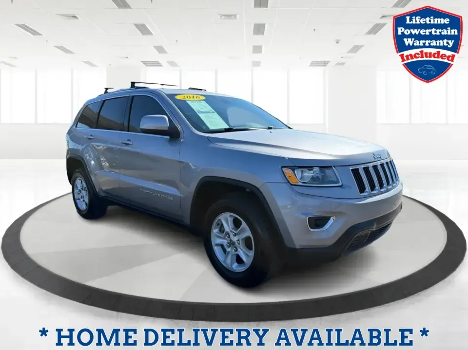 2016 Jeep Grand Cherokee Laredo 2WD (1C4RJEAG4GC) with an 3.6L V6 DOHC 24V engine, 8A transmission, located at 401 Woodman Dr, Riverside, OH, 45431, (937) 908-9800, 39.760899, -84.123421 - Picture your next week: a smooth commute down Route 35, a quick grocery run near Woodman Drive, and a Saturday escape to Carillon Historical Park or a family meet-up at Riverscape MetroPark-without feeling cramped or worn out. This 2016 Jeep Grand Cherokee Laredo 2WD is built for real life in the Mi - Photo#0