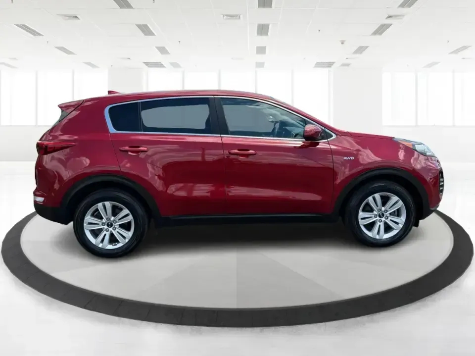 2018 Kia Sportage LX AWD (KNDPMCACXJ7) with an 2.4L V6 DOHC 24V engine, 6A transmission, located at 4508 South Dixie Dr, Moraine, OH, 45439, (937) 908-9800, 39.689976, -84.218452 - Need a capable crossover for Midwest weather, daily commutes, and spontaneous weekend plans-without the stress that can come with traditional lending? This **2018 Kia Sportage LX AWD** in bold **Hyper Red** fits an active Moraine/Dayton lifestyle, whether you're shuttling kids to practice, commuting - Photo#1