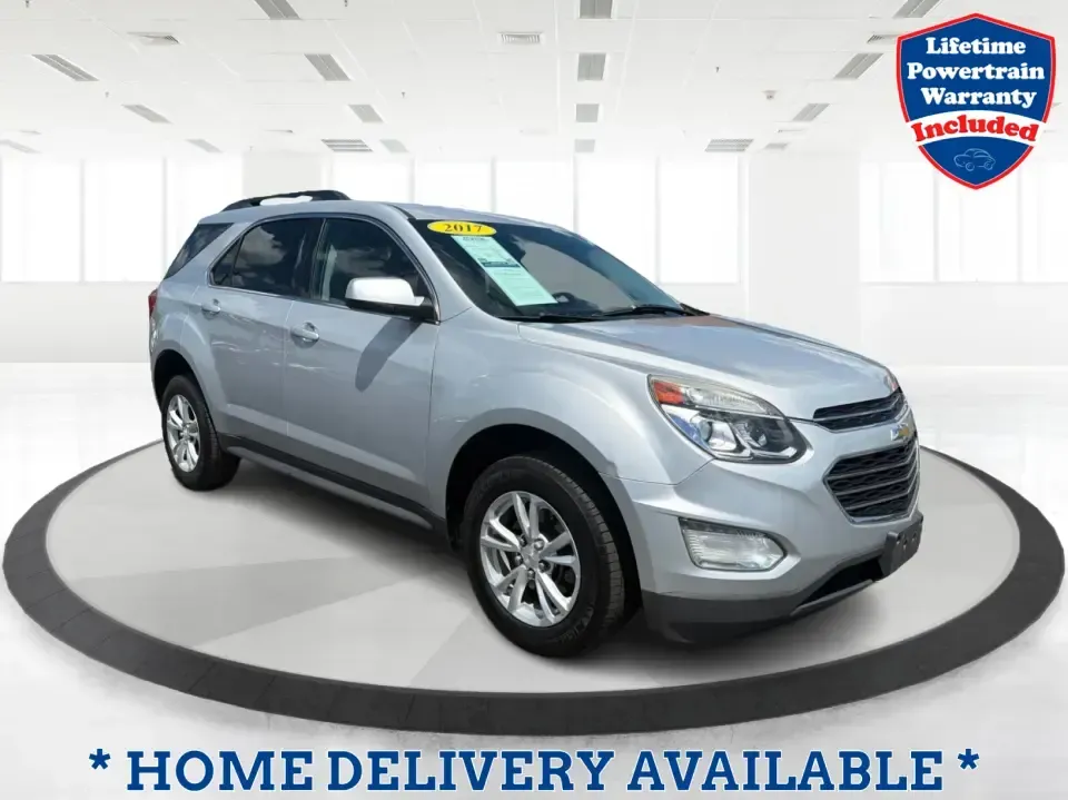 2017 Chevrolet Equinox LT AWD (2GNFLFEK1H6) with an 2.4L L4 DOHC 16V FFV engine, 6A transmission, located at 1951 S Dayton Lakeview Rd., New Carlisle, OH, 45344, (937) 908-9800, 39.890999, -84.050255 - Need one SUV that can handle weekday commutes, school drop-offs, and spontaneous weekend getaways to John Bryan State Park or Buck Creek-without feeling bulky in town? This 2017 Chevrolet Equinox LT AWD in Silver Ice Metallic is a smart fit for life in and around New Carlisle, Ohio, offering confide- Photo#0