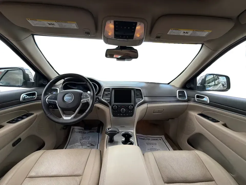 2015 Jeep Grand Cherokee Overland 4WD (1C4RJFCT9FC) with an 5.7L V8 OHV 16V engine, 8-Speed Automatic transmission, located at 8750 N County Rd 25A, Piqua, OH, 45356, (937) 908-9800, 40.164391, -84.232513 - Pack up the family, hitch up the boat, or point the nose toward a weekend escape at Indian Lake-this 2015 Jeep Grand Cherokee Overland 4WD is built for the kind of life that doesn't stop when the forecast changes. With its V8 power, upscale cabin, and confident four-wheel drive, it's an SUV that fit- Photo#21