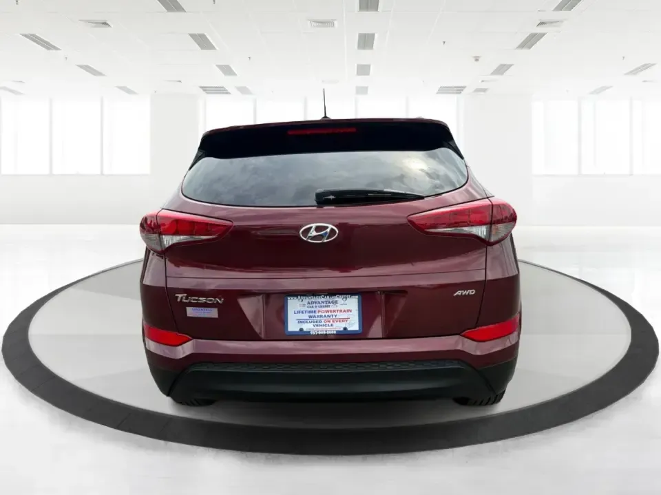 2017 Hyundai Tucson SE w/Preferred Package AWD (KM8J3CA42HU) with an 2.0L L4 DOHC 16V engine, 6A transmission, located at 1230 East Main St, Xenia, OH, 45385, (937) 908-9800, 39.688026, -83.910172 - Weekend getaways to John Bryan State Park, snowy school runs, and daily commutes down US-35 all ask for the same thing: a compact SUV that feels confident, comfortable, and ready for real life. This 2017 Hyundai Tucson SE w/Preferred Package AWD in Ruby Wine is a practical choice for drivers who wan- Photo#3