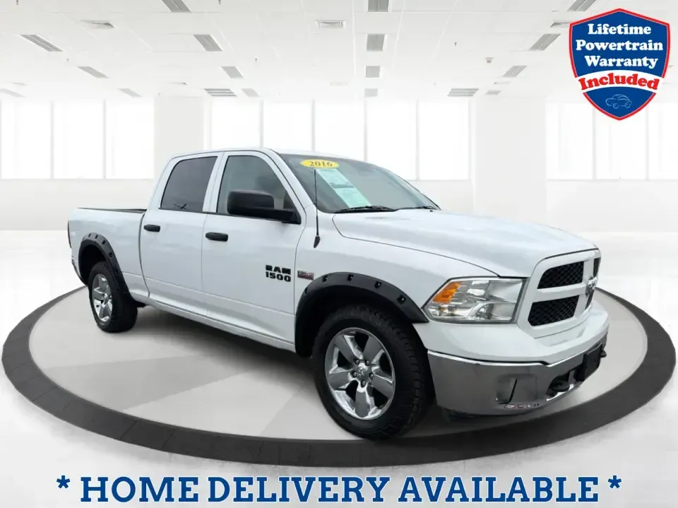 2016 Ram 1500 SLT Crew Cab LWB 4WD (1C6RR7TT0GS) with an 5.7L V8 OHV 16V engine, 6A transmission, located at 1099 N County Rd 25A , Troy, OH, 45373, (937) 908-9800, 40.057079, -84.212883 - Need one truck that can handle the weekday grind and still be ready for weekend projects, towing, and road trips to Indian Lake? This **2016 Ram 1500 SLT Crew Cab LWB 4WD** fits the lifestyle-room for the crew, four-wheel-drive confidence for Ohio weather, and the V8 power that makes hauling and hig- Photo#0
