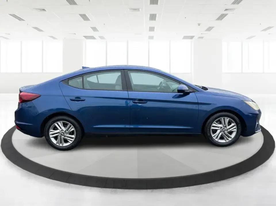 2019 Hyundai Elantra Limited (5NPD84LF6KH) with an 1.8L L4 DOHC 16V engine, 6A transmission, located at 880 E. National Road, Vandalia, OH, 45377, (937) 908-9800, 39.891918, -84.183594 - Need a reliable commuter that still feels comfortable for date night in Dayton, errands in Huber Heights, and weekend drives out toward Englewood MetroPark? This 2019 Hyundai Elantra Limited in eye-catching Lakeside Blue is the kind of practical, fuel-friendly sedan that fits real life-easy to park,- Photo#1