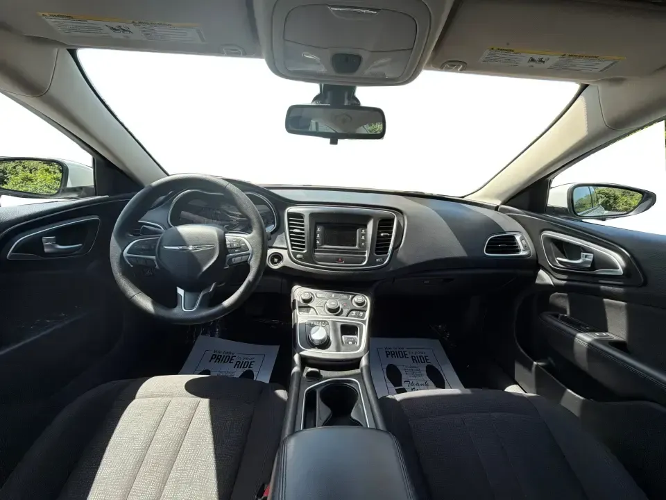 2015 Chrysler 200 Limited (1C3CCCAB9FN) with an 2.4L L4 DOHC 16V engine, 9-Speed Automatic transmission, located at 4508 South Dixie Dr, Moraine, OH, 45439, (937) 908-9800, 39.689976, -84.218452 - Need a comfortable, tech-savvy sedan that fits real life-school drop-offs, I-75 commutes, and weekend errands around Dayton-without feeling bare-bones? This **2015 Chrysler 200 Limited** is a smart pick for drivers who want an upscale cabin, modern convenience, and efficient everyday drivability in- Photo#20