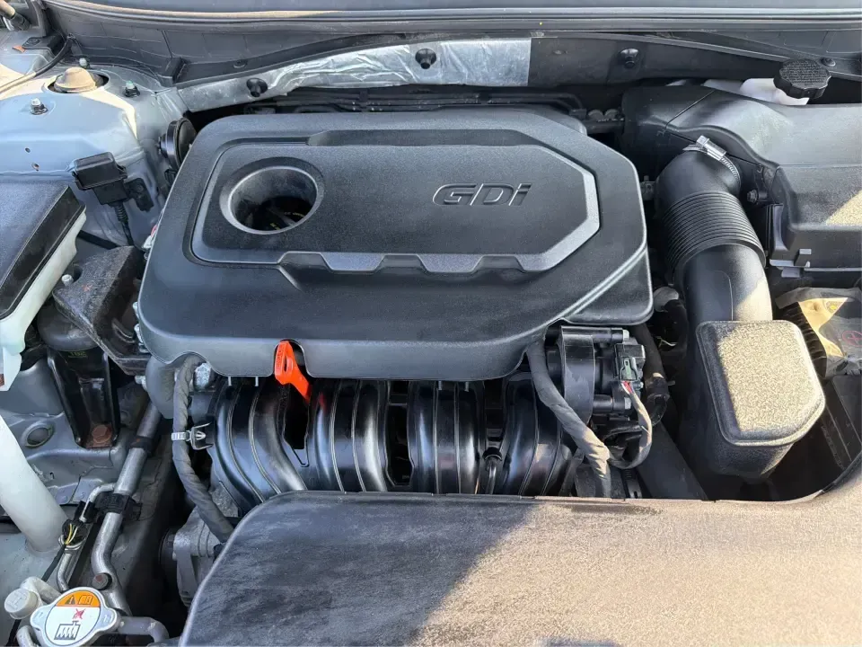 2015 Hyundai Sonata Sport (5NPE34AFXFH) with an 2.4L L4 DOHC 16V engine, 6-Speed Automatic transmission, located at 880 E. National Road, Vandalia, OH, 45377, (937) 908-9800, 39.891918, -84.183594 - Need a comfortable, sporty commuter that can handle daily I75 runs, school drop-offs, and weekend trips to the Dayton area without blowing your budget? This **2015 Hyundai Sonata Sport** in **Shale Gray Metallic** brings the kind of roomy, tech-friendly sedan experience that fits real life in **Vand- Photo#11