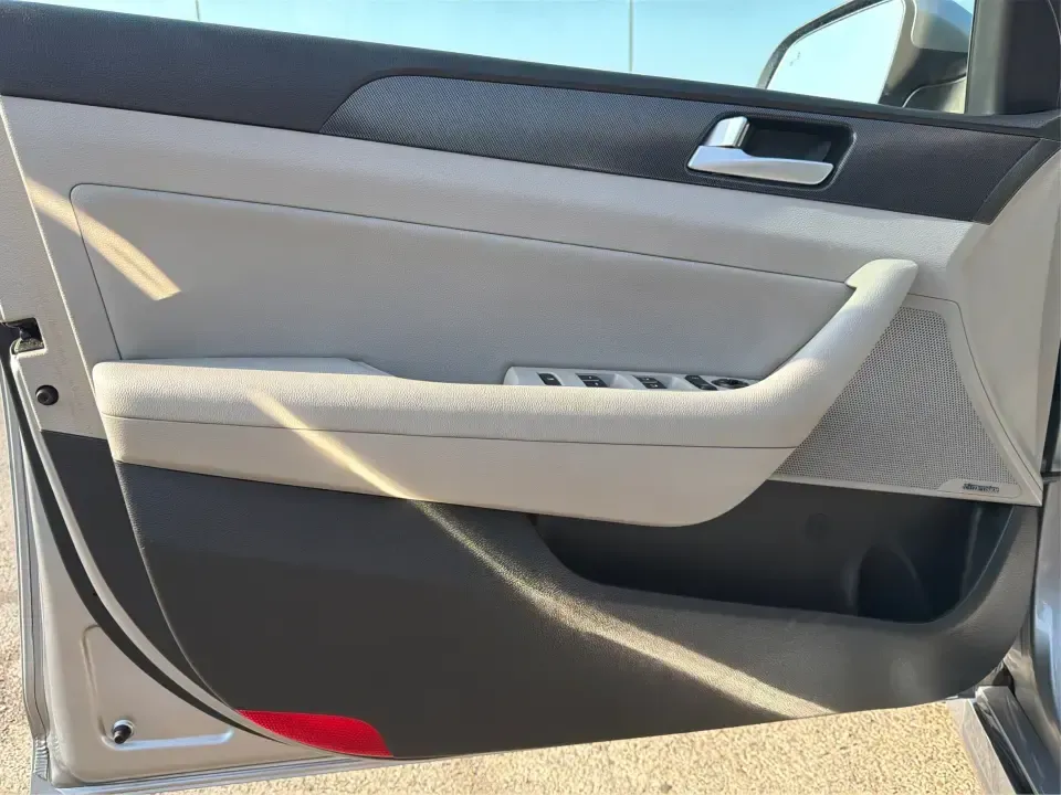 2015 Hyundai Sonata Sport (5NPE34AFXFH) with an 2.4L L4 DOHC 16V engine, 6-Speed Automatic transmission, located at 880 E. National Road, Vandalia, OH, 45377, (937) 908-9800, 39.891918, -84.183594 - Need a comfortable, sporty commuter that can handle daily I75 runs, school drop-offs, and weekend trips to the Dayton area without blowing your budget? This **2015 Hyundai Sonata Sport** in **Shale Gray Metallic** brings the kind of roomy, tech-friendly sedan experience that fits real life in **Vand- Photo#19