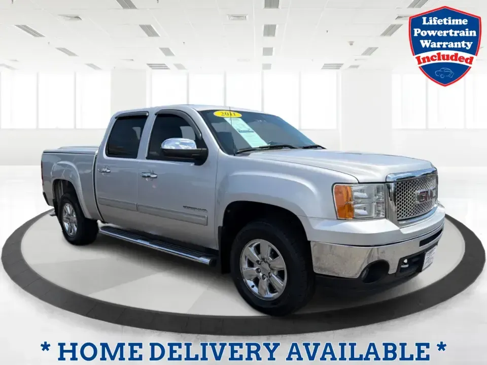 2011 GMC Sierra SLE (3GTP2VE36BG) with an Other engine, located at 1230 East Main St, Xenia, OH, 45385, (937) 908-9800, 39.688026, -83.910172 - Need a truck that can handle Ohio winters, weekend projects, and the kind of road trips that start with a coffee on E Main St and end with a loaded bed at the lake? This 2011 GMC Sierra SLE in Pure Silver Metallic is built for real life-hauling, towing, commuting, and exploring-without feeling like- Photo#0