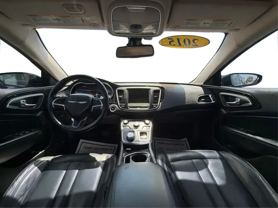 2015 Chrysler 200 200C (1C3CCCCGXFN) with an Other engine, located at 1230 East Main St, Xenia, OH, 45385, (937) 908-9800, 39.688026, -83.910172 - Slip into a comfortable, upscale sedan that fits real life in Xenia-school drop-offs, the daily commute down US-35, and weekend errands between Downtown Xenia and the Greene Towne Center. This 2015 Chrysler 200C in Black Clearcoat blends a refined cabin with practical four-door versatility, making i- Photo#22