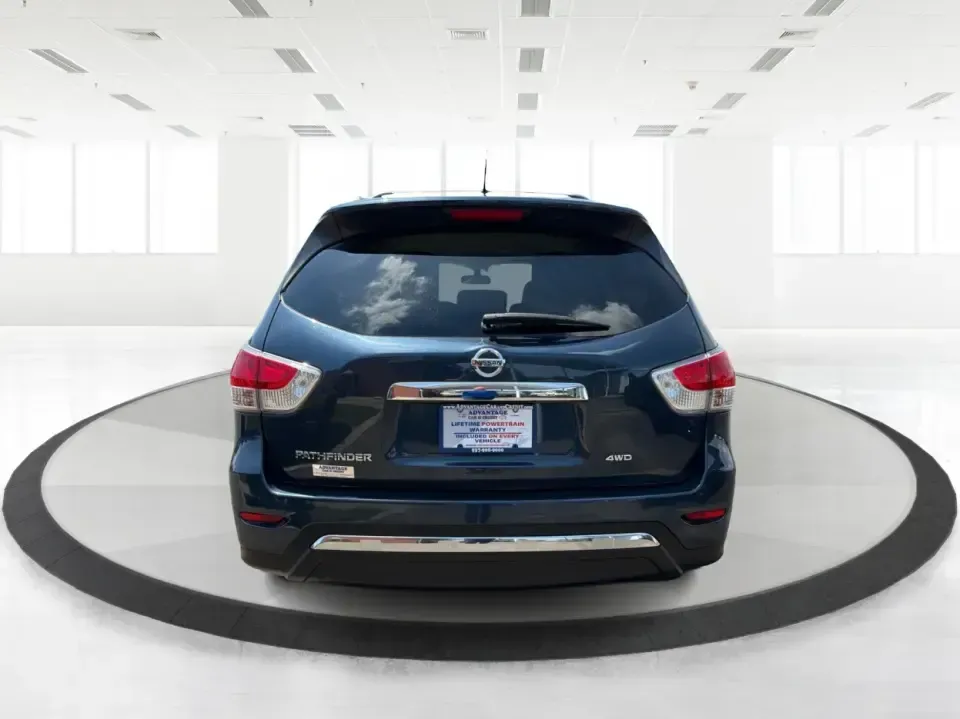 2015 Nissan Pathfinder S (5N1AR2MM9FC) with an 3.5L V-6 DOHC engine, located at 1099 N County Rd 25A , Troy, OH, 45373, (937) 908-9800, 40.057079, -84.212883 - Need one vehicle that can handle weekday school runs, a long I75 commute, and a spontaneous weekend escape to Charleston Falls Preserve? This 2015 Nissan Pathfinder S in Arctic Blue Metallic is a versatile 3-row crossover built for real-life Ohio driving-roomy for growing families, comfortable for r- Photo#3