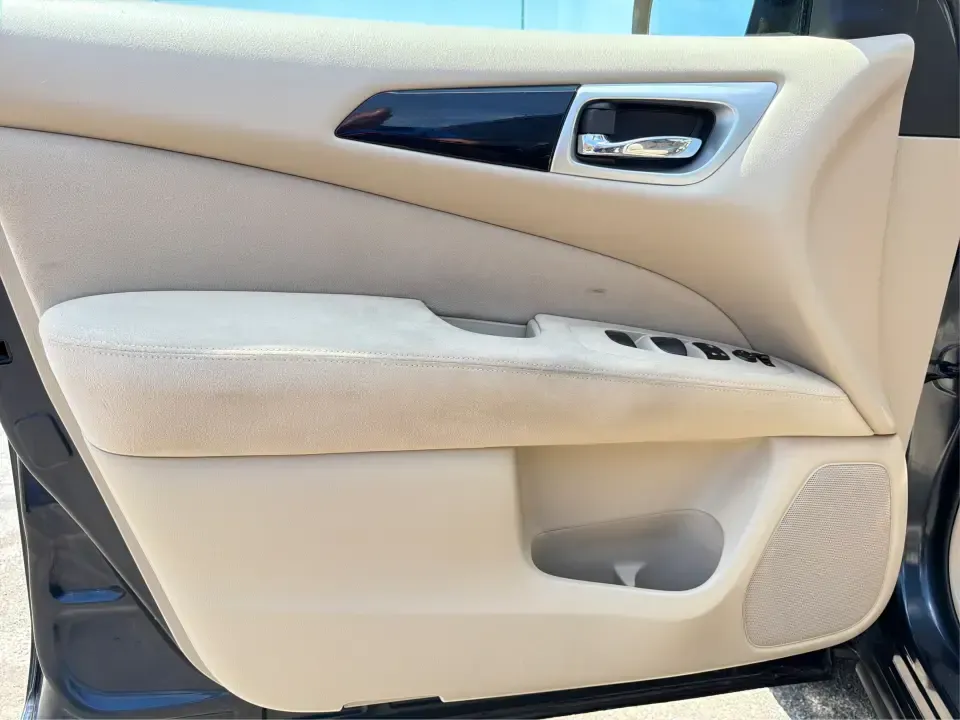 2015 Nissan Pathfinder S (5N1AR2MM9FC) with an 3.5L V-6 DOHC engine, located at 1099 N County Rd 25A , Troy, OH, 45373, (937) 908-9800, 40.057079, -84.212883 - Need one vehicle that can handle weekday school runs, a long I75 commute, and a spontaneous weekend escape to Charleston Falls Preserve? This 2015 Nissan Pathfinder S in Arctic Blue Metallic is a versatile 3-row crossover built for real-life Ohio driving-roomy for growing families, comfortable for r- Photo#18