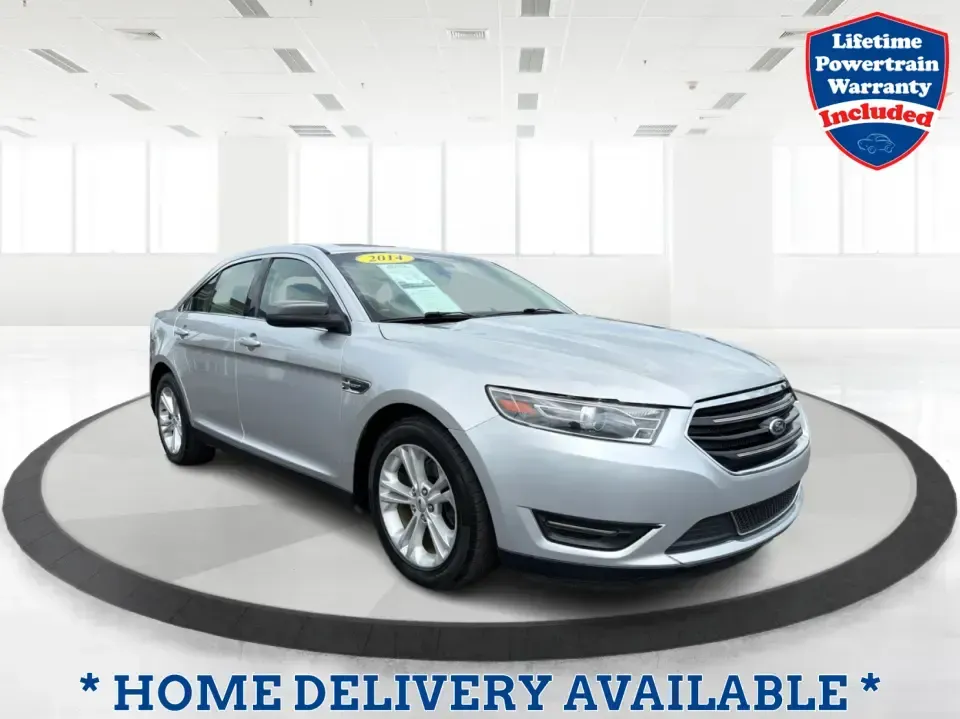 2014 Ford Taurus SEL (1FAHP2E84EG) with an EcoBoost 2L I-4 gasoline direct injection engine, located at 401 Woodman Dr, Riverside, OH, 45431, (937) 908-9800, 39.760899, -84.123421 - Need a comfortable, confident commuter that can handle I75 traffic during the week and still feel relaxed on a Dayton-to-Cincinnati road trip on the weekend? This 2014 Ford Taurus SEL in Ingot Silver Metallic is a smart pick for drivers who want full-size sedan space, modern tech, and a smooth ride-- Photo#0