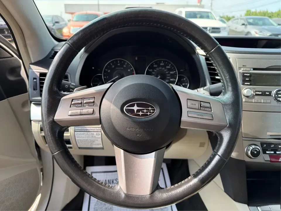 2011 Subaru Legacy Premium + CWP (4S3BMBC69B3) with an 2.5L H-4 variable valve control engine, Continuously Variable Transmission (CVT) transmission, located at 8750 N County Rd 25A, Piqua, OH, 45356, (937) 908-9800, 40.164391, -84.232513 - Need a confident, all-weather commuter that can handle Ohio winters, weekend road trips, and the daily school-and-work shuffle without feeling like a bare-bones sedan? This 2011 Subaru Legacy Premium + CWP in Satin White Pearl is a smart fit for drivers who want Subaru capability in a comfortable, p- Photo#16
