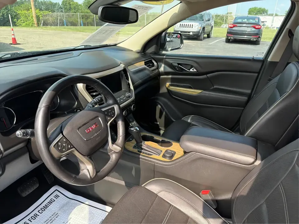 2018 GMC Acadia Denali (1GKKNXLS7JZ) with an 3.6L V-6 gasoline direct injection engine, Automatic transmission, located at 1230 East Main St, Xenia, OH, 45385, (937) 908-9800, 39.688026, -83.910172 - Picture a weekend that starts with a quick school drop-off, turns into an easy commute down US-35, and ends with the whole crew packed up for a day trip to John Bryan State Park or a stroll through historic Yellow Springs-without needing to make it work on space, comfort, or capability. This 2018 GM- Photo#9