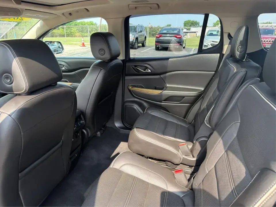 2018 GMC Acadia Denali (1GKKNXLS7JZ) with an 3.6L V-6 gasoline direct injection engine, Automatic transmission, located at 1230 East Main St, Xenia, OH, 45385, (937) 908-9800, 39.688026, -83.910172 - Picture a weekend that starts with a quick school drop-off, turns into an easy commute down US-35, and ends with the whole crew packed up for a day trip to John Bryan State Park or a stroll through historic Yellow Springs-without needing to make it work on space, comfort, or capability. This 2018 GM- Photo#10