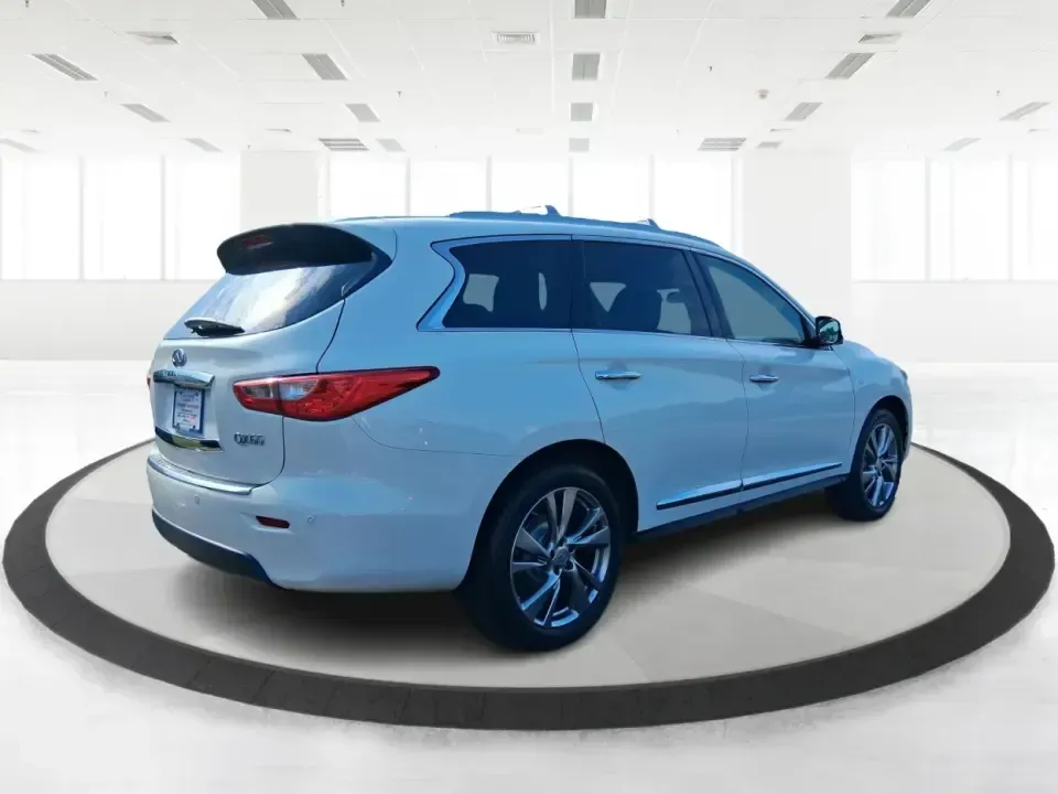 2014 Infiniti QX60 Base AWD (5N1AL0MM5EC) with an 3.5L V6 DOHC 24V engine, Continuously Variable Transmission transmission, located at 1951 S Dayton Lakeview Rd., New Carlisle, OH, 45344, (937) 908-9800, 39.890999, -84.050255 - If your week is a blur of school drop-offs, I70 commuting, and weekend getaways to Buck Creek State Park, this 2014 INFINITI QX60 Base AWD is built for the real-life rhythm of a busy household. With three rows for up to 7 passengers, confident AWD traction for Ohio weather, and premium comfort touch- Photo#2