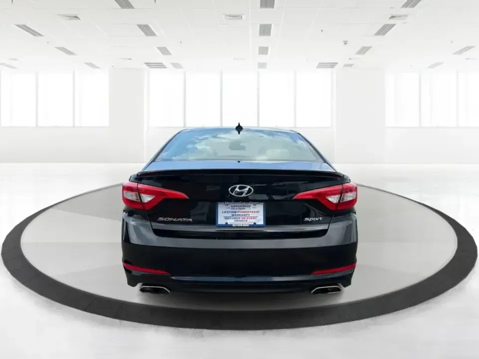 2015 Hyundai Sonata Sport (5NPE34AF9FH) with an 2.4L L4 DOHC 16V engine, 6-Speed Automatic transmission, located at 401 Woodman Dr, Riverside, OH, 45431, (937) 908-9800, 39.760899, -84.123421 - Need a dependable, comfortable sedan for the daily commute from Riverside to Wright-Patterson AFB, quick school drop-offs, or weekend drives down I675 and US35 toward Dayton? This 2015 Hyundai Sonata Sport is built for real-life schedules-smooth on longer stretches, easy to park around busy shopping- Photo#3