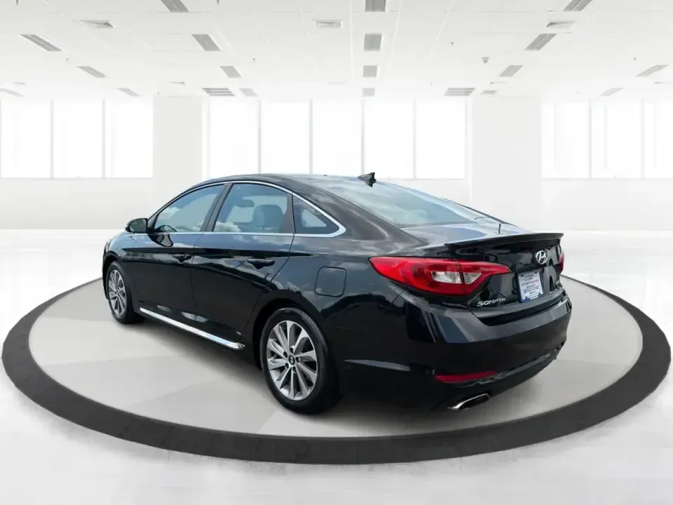 2015 Hyundai Sonata Sport (5NPE34AF9FH) with an 2.4L L4 DOHC 16V engine, 6-Speed Automatic transmission, located at 401 Woodman Dr, Riverside, OH, 45431, (937) 908-9800, 39.760899, -84.123421 - Need a dependable, comfortable sedan for the daily commute from Riverside to Wright-Patterson AFB, quick school drop-offs, or weekend drives down I675 and US35 toward Dayton? This 2015 Hyundai Sonata Sport is built for real-life schedules-smooth on longer stretches, easy to park around busy shopping- Photo#4