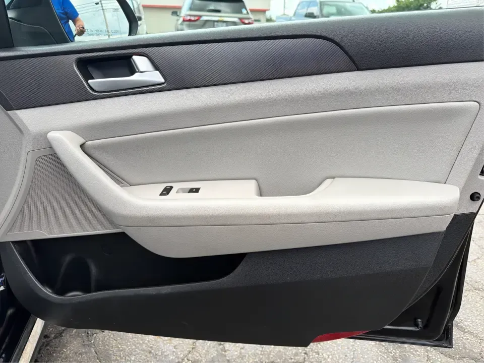 2015 Hyundai Sonata Sport (5NPE34AF9FH) with an 2.4L L4 DOHC 16V engine, 6-Speed Automatic transmission, located at 401 Woodman Dr, Riverside, OH, 45431, (937) 908-9800, 39.760899, -84.123421 - Need a dependable, comfortable sedan for the daily commute from Riverside to Wright-Patterson AFB, quick school drop-offs, or weekend drives down I675 and US35 toward Dayton? This 2015 Hyundai Sonata Sport is built for real-life schedules-smooth on longer stretches, easy to park around busy shopping- Photo#20