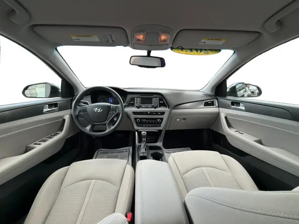 2015 Hyundai Sonata Sport (5NPE34AF9FH) with an 2.4L L4 DOHC 16V engine, 6-Speed Automatic transmission, located at 401 Woodman Dr, Riverside, OH, 45431, (937) 908-9800, 39.760899, -84.123421 - Need a dependable, comfortable sedan for the daily commute from Riverside to Wright-Patterson AFB, quick school drop-offs, or weekend drives down I675 and US35 toward Dayton? This 2015 Hyundai Sonata Sport is built for real-life schedules-smooth on longer stretches, easy to park around busy shopping- Photo#21