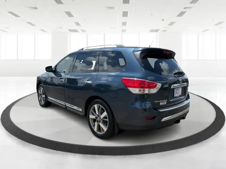 2014 Nissan Pathfinder S 4WD (5N1AR2MM8EC) with an 3.5L V6 DOHC 24V engine, Continuously Variable Transmission transmission, located at 8750 N County Rd 25A, Piqua, OH, 45356, (937) 908-9800, 40.164391, -84.232513 - Need one SUV that can handle school drop-offs, long commutes, and weekend getaways to Caesar Creek-without forcing your whole crew to squeeze in? This 2014 Nissan Pathfinder S 4WD is built for real life in Xenia, with three rows for up to 7 passengers, confident 4WD traction for unpredictable Ohio w- Photo#4