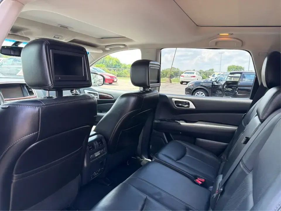 2014 Nissan Pathfinder S 4WD (5N1AR2MM8EC) with an 3.5L V6 DOHC 24V engine, Continuously Variable Transmission transmission, located at 8750 N County Rd 25A, Piqua, OH, 45356, (937) 908-9800, 40.164391, -84.232513 - Need one SUV that can handle school drop-offs, long commutes, and weekend getaways to Caesar Creek-without forcing your whole crew to squeeze in? This 2014 Nissan Pathfinder S 4WD is built for real life in Xenia, with three rows for up to 7 passengers, confident 4WD traction for unpredictable Ohio w- Photo#10