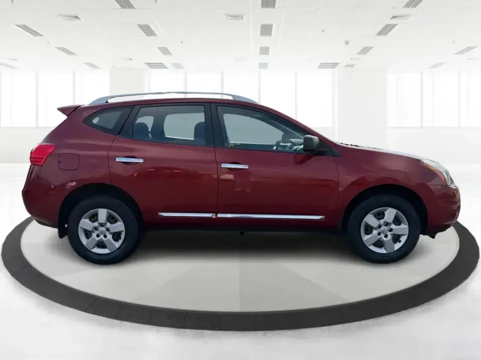 2015 Nissan Rogue S 2WD (JN8AS5MTXFW) with an 2.5L L4 DOHC 16V engine, Continuously Variable Transmission transmission, located at 1951 S Dayton Lakeview Rd., New Carlisle, OH, 45344, (937) 908-9800, 39.890999, -84.050255 - Need a practical SUV that fits real life in Clark County-school drop-offs, grocery runs, and weekend escapes to John Bryan State Park or Buck Creek-without feeling oversized? This **2015 Nissan Rogue S 2WD** in **Cayenne Red** is a smart, budget-friendly choice for commuters and growing families who- Photo#1