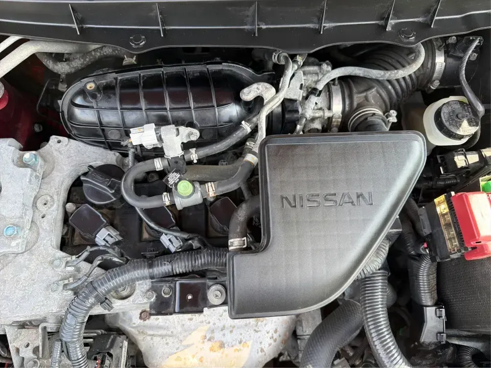 2015 Nissan Rogue S 2WD (JN8AS5MTXFW) with an 2.5L L4 DOHC 16V engine, Continuously Variable Transmission transmission, located at 1951 S Dayton Lakeview Rd., New Carlisle, OH, 45344, (937) 908-9800, 39.890999, -84.050255 - Need a practical SUV that fits real life in Clark County-school drop-offs, grocery runs, and weekend escapes to John Bryan State Park or Buck Creek-without feeling oversized? This **2015 Nissan Rogue S 2WD** in **Cayenne Red** is a smart, budget-friendly choice for commuters and growing families who- Photo#11