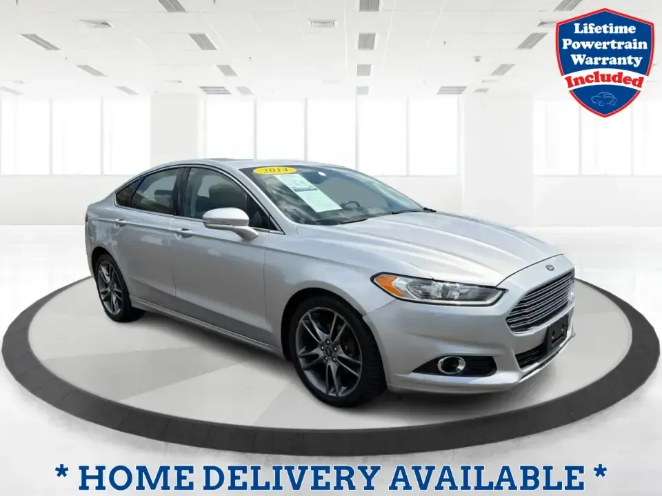 2014 Ford Fusion Titanium AWD (3FA6P0D98ER) with an 2.0L L4 DOHC 16V engine, located at 1099 N County Rd 25A , Troy, OH, 45373, (937) 908-9800, 40.057079, -84.212883 - Need a smart, comfortable sedan that can handle Ohio's changing weather for daily commuting, school drop-offs, and weekend getaways? This 2014 Ford Fusion Titanium AWD is built for real life in and around Troy-whether you're cruising down I75 to Dayton, heading across town on N County Rd 25A, or pla- Photo#0
