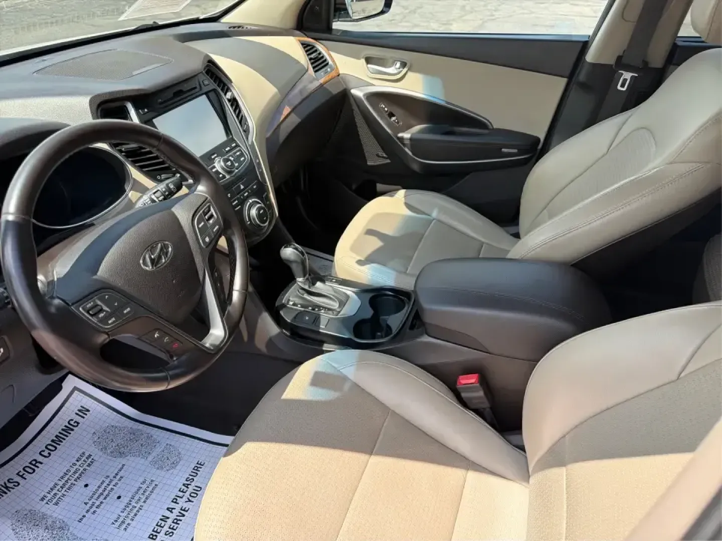 2014 Hyundai Santa Fe Sport 2.0T AWD (5XYZUDLA1EG) with an 2.0L L4 DOHC 16V TURBO engine, 6-Speed Automatic transmission, located at 1230 East Main St, Xenia, OH, 45385, (937) 908-9800, 39.688026, -83.910172 - When your week looks like school drop-offs, a long commute down US-35, and a weekend escape to John Bryan State Park or a soccer tournament near Shawnee Park, you need an SUV that can flex with real life. This 2014 Hyundai Santa Fe Sport 2.0T AWD is built for busy families, outdoorsy couples, and bu- Photo#9