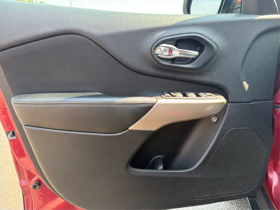 2017 Jeep Cherokee Latitude FWD (1C4PJLCB5HW) with an 2.4L L4 DOHC 16V engine, 9-Speed Automatic transmission, located at 401 Woodman Dr, Riverside, OH, 45431, (937) 908-9800, 39.760899, -84.123421 - Need a crossover that fits real life in the Miami Valley-school drop-offs, I675 commutes, grocery runs, and the occasional weekend escape to Carillon Historical Park or a hike near the Mad River? This 2017 Jeep Cherokee Latitude FWD in Deep Cherry Red Crystal Pearlcoat is built for everyday versatil- Photo#19