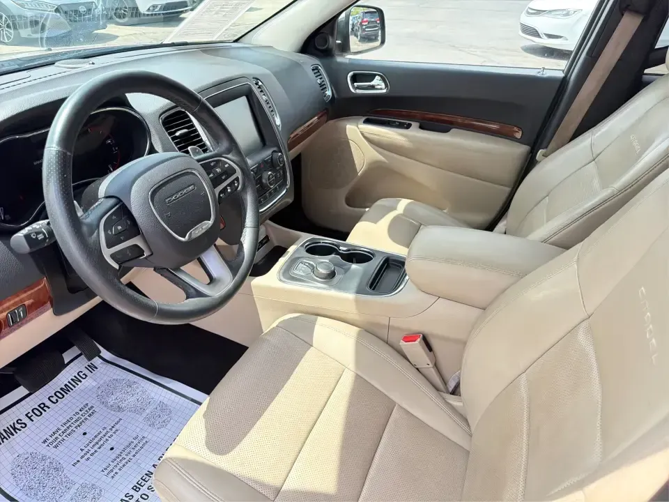 2014 Dodge Durango Citadel AWD (1C4RDJEG2EC) with an 3.6L V6 DOHC 24V engine, 8-Speed Automatic transmission, located at 401 Woodman Dr, Riverside, OH, 45431, (937) 908-9800, 39.760899, -84.123421 - Make every day feel easier-whether you're loading up the kids for school in Riverside, planning a weekend getaway to Caesar Creek, or tackling winter weather on I675. This 2014 Dodge Durango Citadel AWD is the kind of three-row SUV that fits real life: roomy for growing families, confident for long- Photo#9