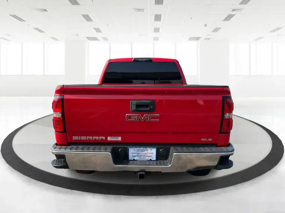 2016 GMC Sierra 1500 SLE Double Cab 4WD (1GTV2MEC4GZ) with an 5.3L V8 OHV 16V engine, 6-Speed Automatic transmission, located at 1951 S Dayton Lakeview Rd., New Carlisle, OH, 45344, (937) 908-9800, 39.890999, -84.050255 - If your weekends revolve around towing the boat to Buck Creek, hauling lumber for a home project, or packing up the family for a day at George Rogers Clark Park, this Cardinal Red 2016 GMC Sierra 1500 SLE Double Cab 4WD is the kind of truck that fits real life in New Carlisle. It's built for Ohio se- Photo#3