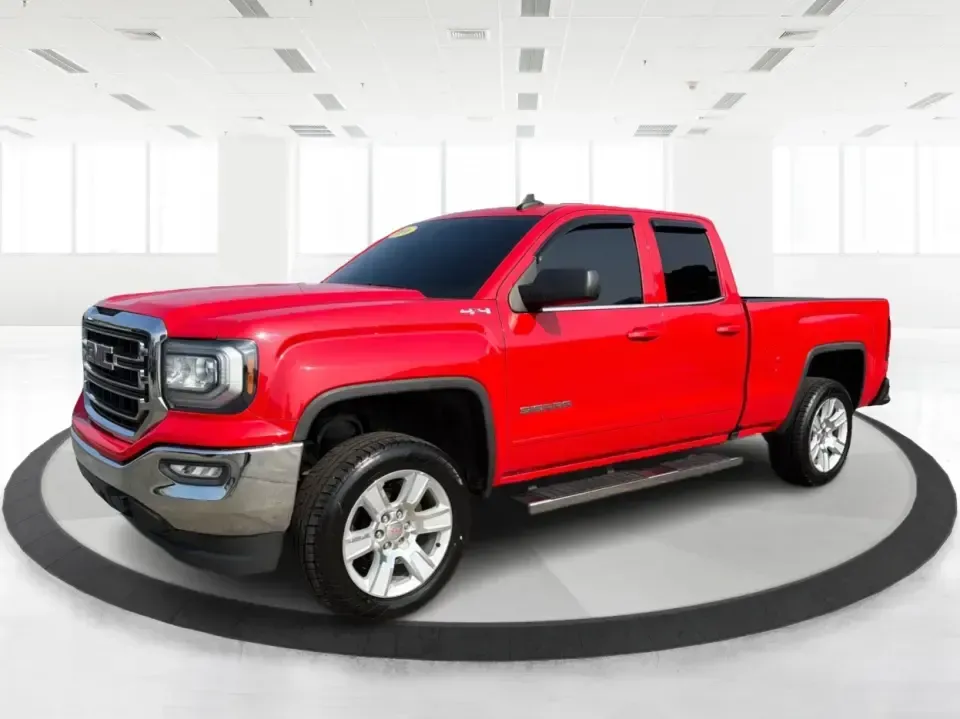 2016 GMC Sierra 1500 SLE Double Cab 4WD (1GTV2MEC4GZ) with an 5.3L V8 OHV 16V engine, 6-Speed Automatic transmission, located at 1951 S Dayton Lakeview Rd., New Carlisle, OH, 45344, (937) 908-9800, 39.890999, -84.050255 - If your weekends revolve around towing the boat to Buck Creek, hauling lumber for a home project, or packing up the family for a day at George Rogers Clark Park, this Cardinal Red 2016 GMC Sierra 1500 SLE Double Cab 4WD is the kind of truck that fits real life in New Carlisle. It's built for Ohio se- Photo#8