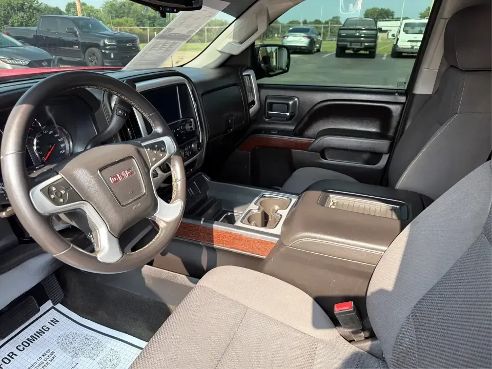 2016 GMC Sierra 1500 SLE Double Cab 4WD (1GTV2MEC4GZ) with an 5.3L V8 OHV 16V engine, 6-Speed Automatic transmission, located at 1951 S Dayton Lakeview Rd., New Carlisle, OH, 45344, (937) 908-9800, 39.890999, -84.050255 - If your weekends revolve around towing the boat to Buck Creek, hauling lumber for a home project, or packing up the family for a day at George Rogers Clark Park, this Cardinal Red 2016 GMC Sierra 1500 SLE Double Cab 4WD is the kind of truck that fits real life in New Carlisle. It's built for Ohio se- Photo#9