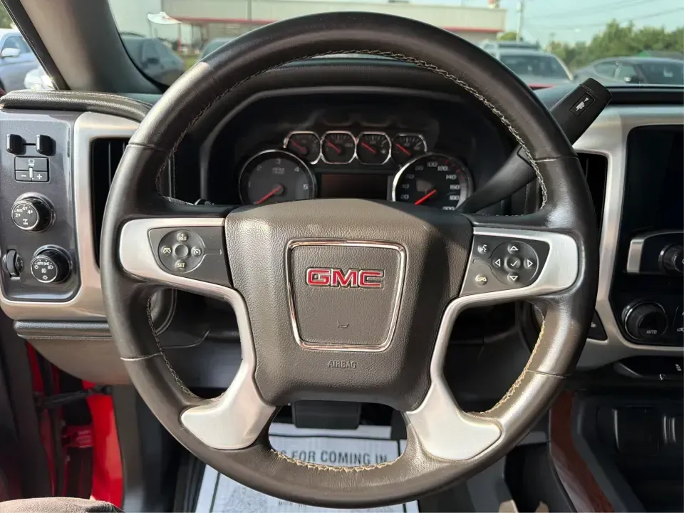 2016 GMC Sierra 1500 SLE Double Cab 4WD (1GTV2MEC4GZ) with an 5.3L V8 OHV 16V engine, 6-Speed Automatic transmission, located at 1951 S Dayton Lakeview Rd., New Carlisle, OH, 45344, (937) 908-9800, 39.890999, -84.050255 - If your weekends revolve around towing the boat to Buck Creek, hauling lumber for a home project, or packing up the family for a day at George Rogers Clark Park, this Cardinal Red 2016 GMC Sierra 1500 SLE Double Cab 4WD is the kind of truck that fits real life in New Carlisle. It's built for Ohio se- Photo#16