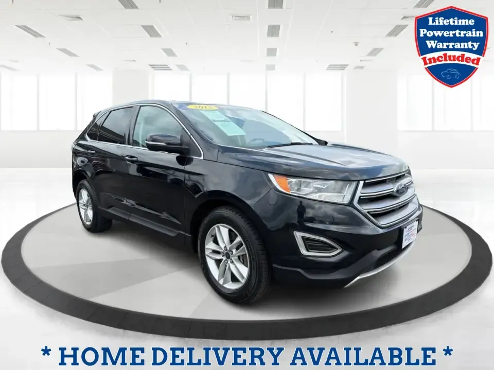 2015 Ford Edge SEL AWD (2FMTK4J92FB) with an 2.0L L4 DOHC 16V engine, 6-Speed Automatic transmission, located at 1230 East Main St, Xenia, OH, 45385, (937) 908-9800, 39.688026, -83.910172 - When your week is packed with school drop-offs, long commutes, and last-minute weekend getaways, you need an SUV that fits real life-comfortable for five, confident in Ohio weather, and ready to haul groceries, sports gear, or luggage without feeling cramped. This 2015 Ford Edge SEL AWD is a smart m- Photo#0