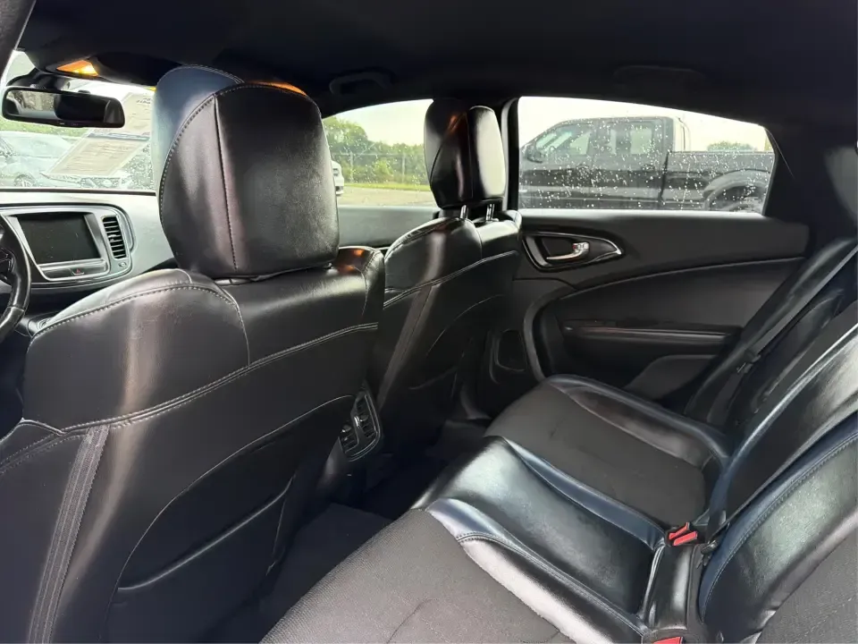 2015 Chrysler 200 S (1C3CCCBGXFN) with an 3.6L V6 DOHC 24V FFV engine, 9-Speed Automatic transmission, located at 8750 N County Rd 25A, Piqua, OH, 45356, (937) 908-9800, 40.164391, -84.232513 - Need a comfortable, stylish sedan for daily commutes up I75, quick school drop-offs, and easy weekend getaways to Troy, Sidney, or a stroll through downtown Piqua? This 2015 Chrysler 200 S is a practical, good-looking choice for drivers who want V6 power, modern tech, and a refined cabin-all in a fi- Photo#10