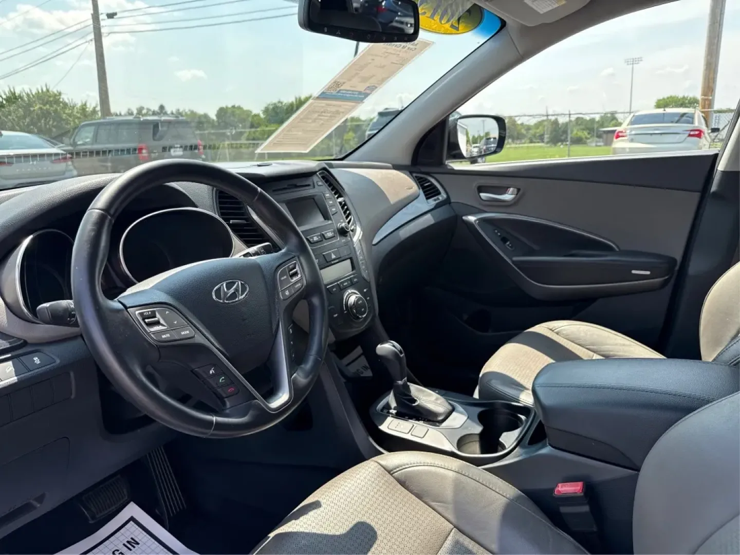 2013 Hyundai Santa Fe Sport 2.0T (5XYZU3LA1DG) with an Theta II 2L I-4 gasoline direct injection engine, located at 880 E. National Road, Vandalia, OH, 45377, (937) 908-9800, 39.891918, -84.183594 - **Discover Adventure with the 2013 Hyundai Santa Fe at Advantage Car and Credit!**<br /> <br /> Are you ready to embrace the open road? Whether you're planning a weekend getaway or commuting to work, the 2013 Hyundai Santa Fe Sport 2.0T is the perfect vehicle to elevate your lifestyle. Designed for - Photo#9