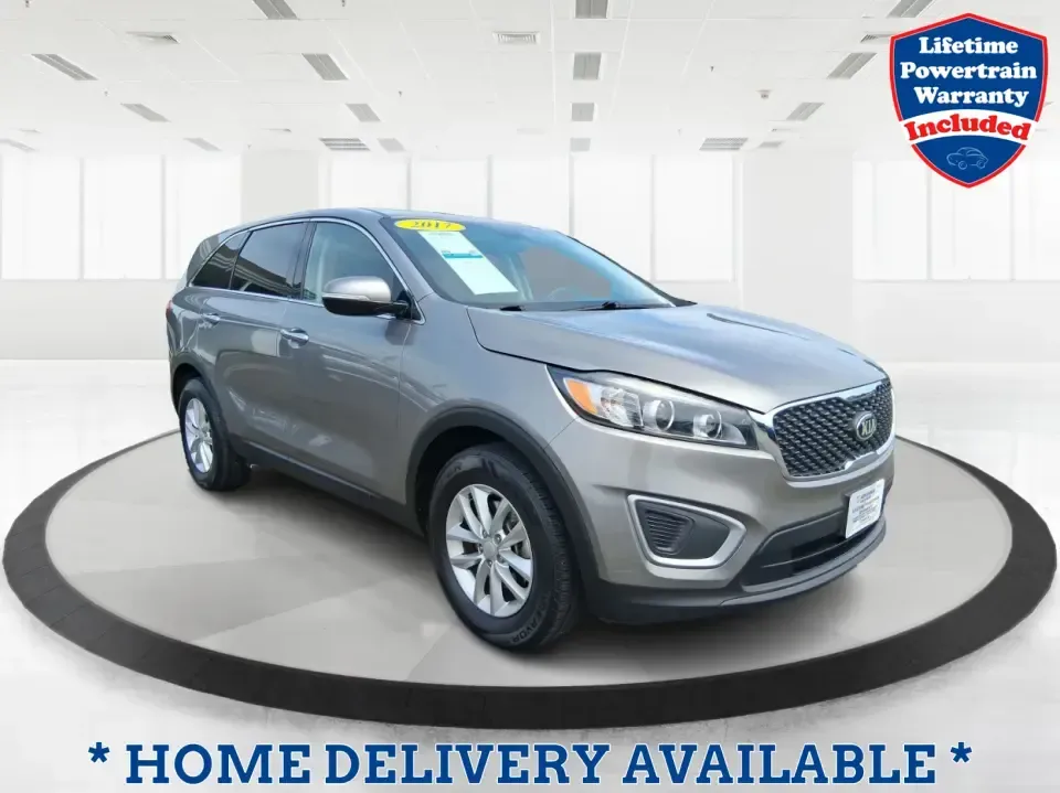 2017 Kia Sorento 2.4L L (5XYPG4A32HG) with an 2.4L I-4 gasoline direct injection engine, 6A transmission, located at 880 E. National Road, Vandalia, OH, 45377, (937) 908-9800, 39.891918, -84.183594 - Picture your next road trip or daily school-and-sports shuffle: a roomy SUV that's comfortable on long stretches of I-75, easy to live with around town, and ready for weekend errands from Miller Lane to the Dayton area. This **2017 Kia Sorento 2.4L L** in **Gray** is a practical, budget-friendly cho - Photo#0