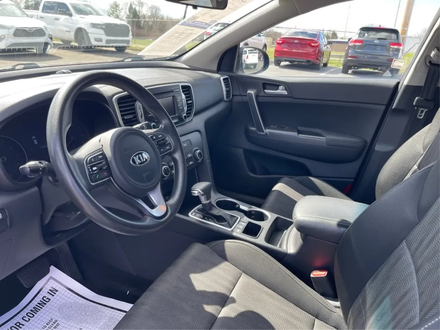 2019 Kia Sportage LX (KNDPMCACXK7) with an Theta II 2.4L I-4 gasoline direct injection engine, located at 4508 South Dixie Dr, Moraine, OH, 45439, (937) 908-9800, 39.689976, -84.218452 - **Adventure Awaits with the 2019 Kia Sportage at Advantage Car and Credit!**<br /> <br /> Are you ready to elevate your driving experience? Whether you're navigating the hustle and bustle of city life or embarking on a weekend getaway, the 2019 Kia Sportage is your perfect companion. This stylish cr - Photo#9